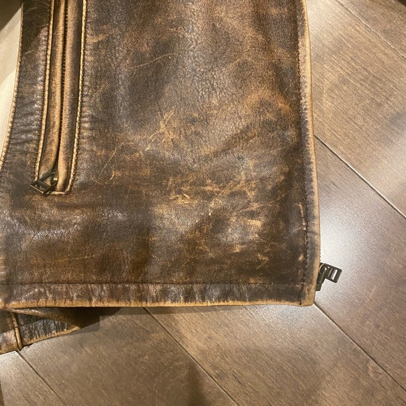 Wilson’s leather cafe racer motorcycle jacket - Picture 6 of 7